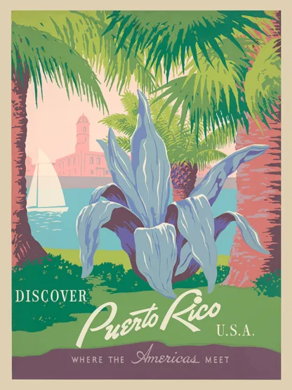 ANONYMOUS - Visit Puerto Rico, 1940