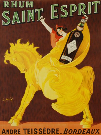 J. SPRING - Rhum Saint Esprit, 1919