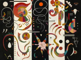 WASSILY KANDINSKY - Striped (Rayé)