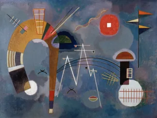 WASSILY KANDINSKY - Round and Pointed
