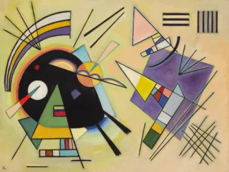 WASSILY KANDINSKY - Nero e Viola