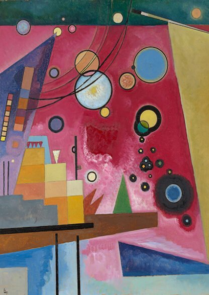 WASSILY KANDINSKY - Schweres Rot (detail)