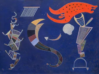 WASSILY KANDINSKY - La flèche, 1943 (Februar)