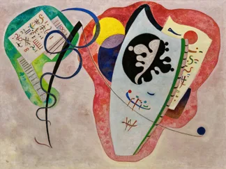 WASSILY KANDINSKY - Deux Entourages