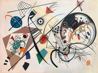 WASSILY KANDINSKY - Durchgehender Strich Continuous line, 1923