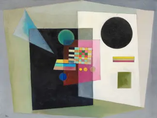 WASSILY KANDINSKY - Behauptend Assertion, 1926