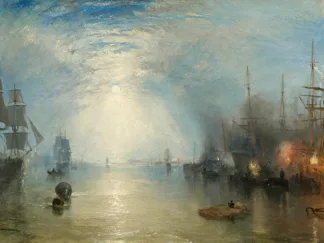 WILLIAM TURNER - Keelmen Heaving in Coals by Moonlight
