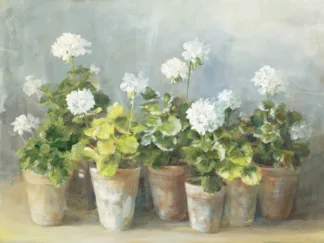 DANHUI NAI - White Geraniums