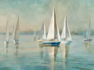 SILVIA VASSILEVA -Sailboats at Sunrise