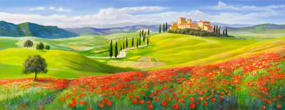 ADRIANO GALASSO - Verso il Borgo in Toscana