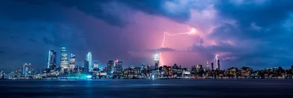 PANGEA IMAGES - Storm over New York City