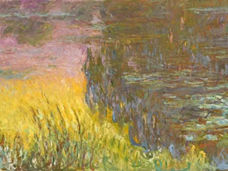 CLAUDE MONET - The Water Lilies - Setting Sun