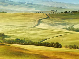 FRANK KRAHMER - Tuscany Landscape, Val d'Orcia, Italy