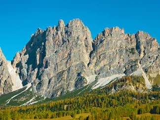 FRANK KRAHMER - Pomagagnon and Larches in Autumn, Cortina d'Ampezzo