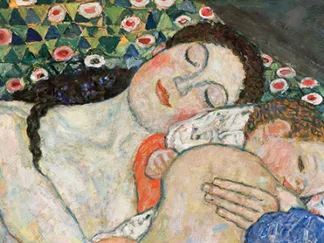 GUSTAV KLIMT - Death and Life (detail)