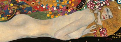 GUSTAV KLIMT - Sea Serpent II (detail)