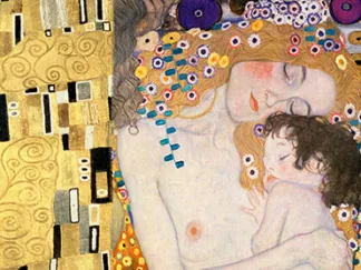 GUSTAV KLIMT - Klimt Patterns – Deco Panel (The Three Ages of Woman)