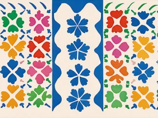 HENRI MATISSE - Grande Decoration aux Masques