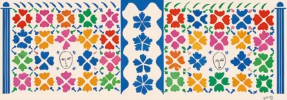HENRI MATISSE - Grande Decoration aux Masques