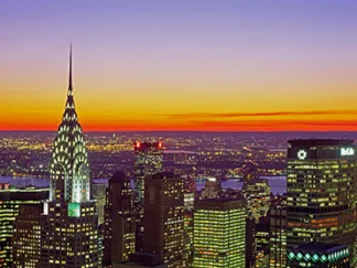 RICHARD BERENHOLTZ - Midtown Manhattan at Sunset, NYC