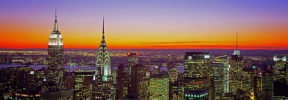RICHARD BERENHOLTZ - Midtown Manhattan at Sunset, NYC