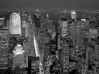 RICHARD BERENHOLTZ - Midtown Manhattan at Night
