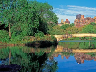 RICHARD BERENHOLTZ - Bow Bridge and Central Park West View, NYC