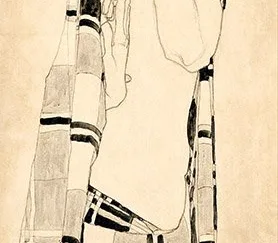 EGON SCHIELE - Standing Girl