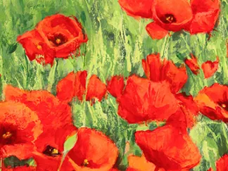 SILVIA MEI - Poppy Field (detail)