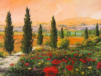 TEBO MARZARI - ll viale dei cipressi