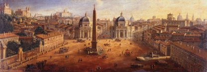 GASPAR VAN WITTEL - Piazza San Pietro, Rome (detail)