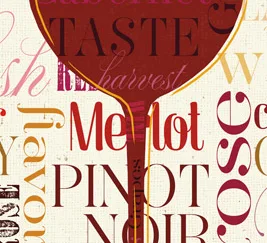 PELA STUDIO - Colorful Wine Sayings Cabernet